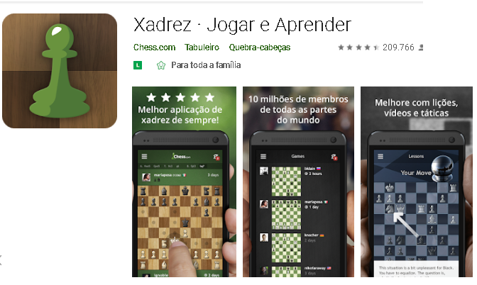 Top 10 Melhores aplicativos de Xadrez para Android