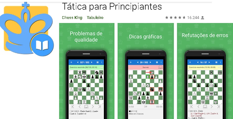 App Brasileiro de Treino de Xadrez na !